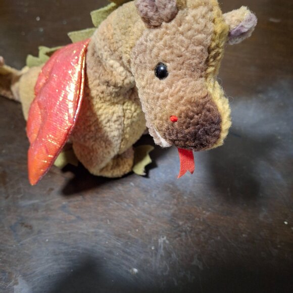 Ty Beanie Baby Scorch dragon tag  retired 7/31/98 RARE NO TAG - Picture 6 of 7